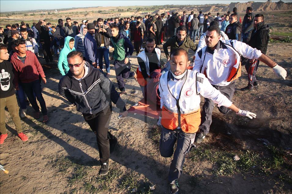 Gazze'deki "Büyük Dönüş Yürüyüşü" gösterileri devam ediyor