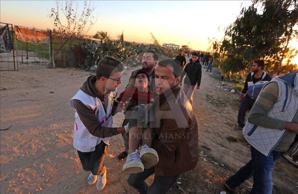Gazze'deki "Büyük Dönüş Yürüyüşü" gösterileri