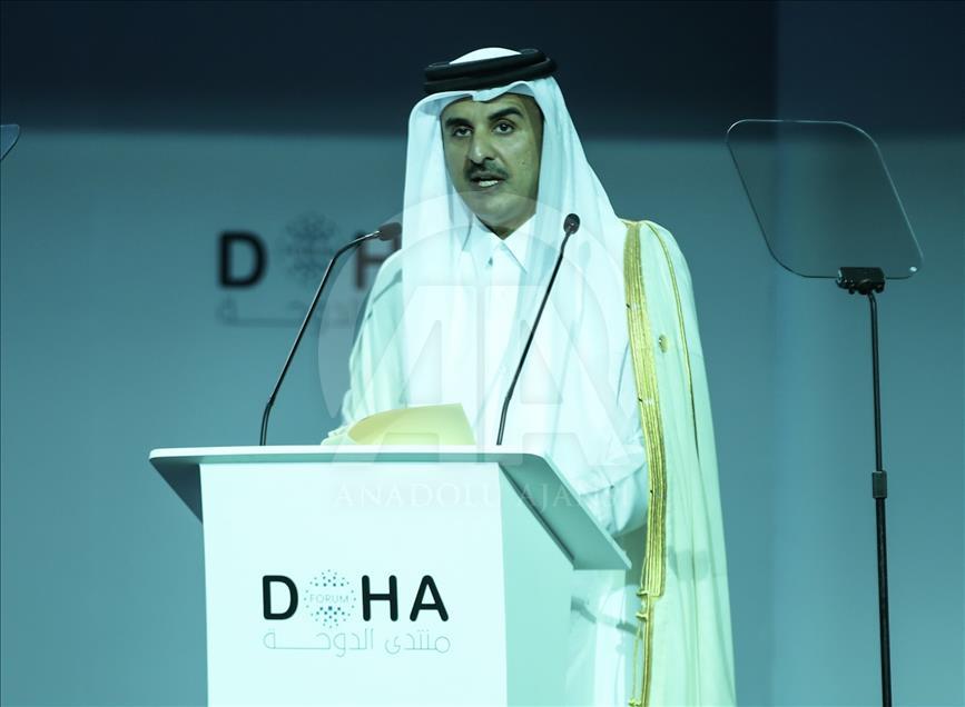 أمير قطر: موقفنا من الأزمة الخليجية لم يتغير 
