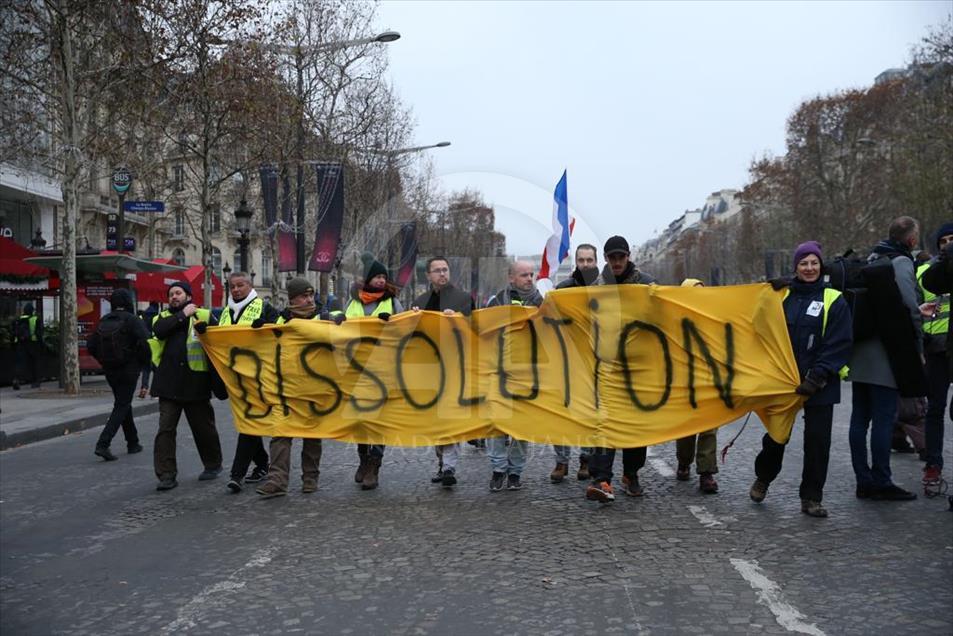 Yellow vests' protest in Paris