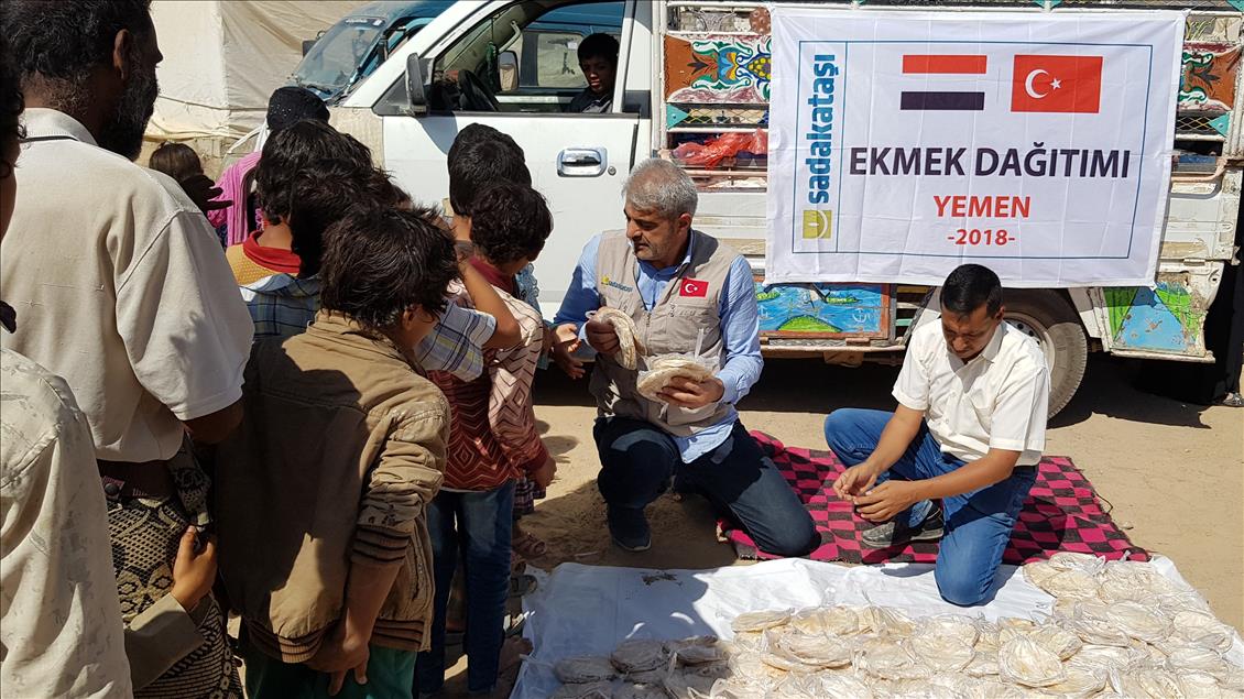 جمعية "صدقة طاشي" التركية تمد يد العون لآلاف اليمنيين