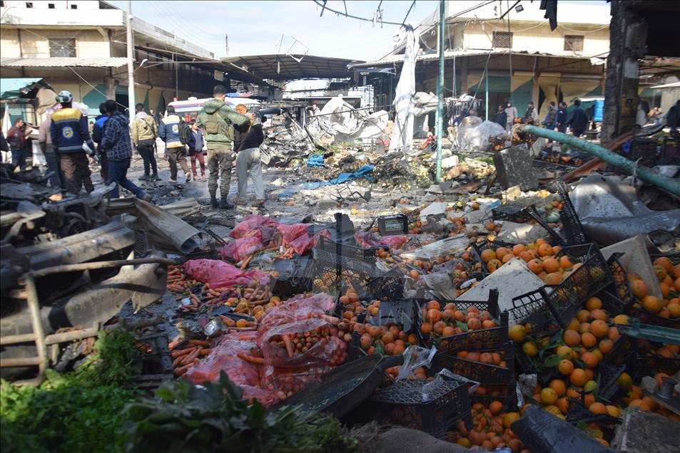 مقتل 4 مدنيين جراء تفجير سيارة مفخخة في عفرين السورية
