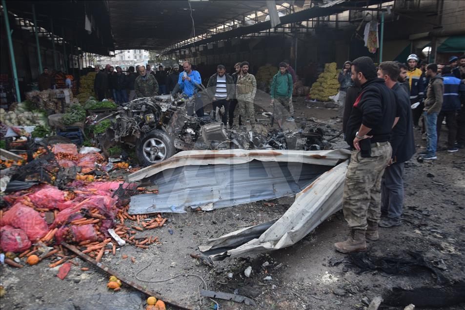 Në sulmin e YPG/PKK-së në tregun e Afrinit u vranë disa civilë
