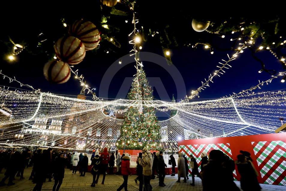 Moscú se ilumina para Navidadc