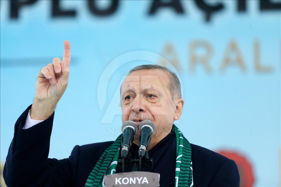 Cumhurbaşkanı Erdoğan Konya'da 