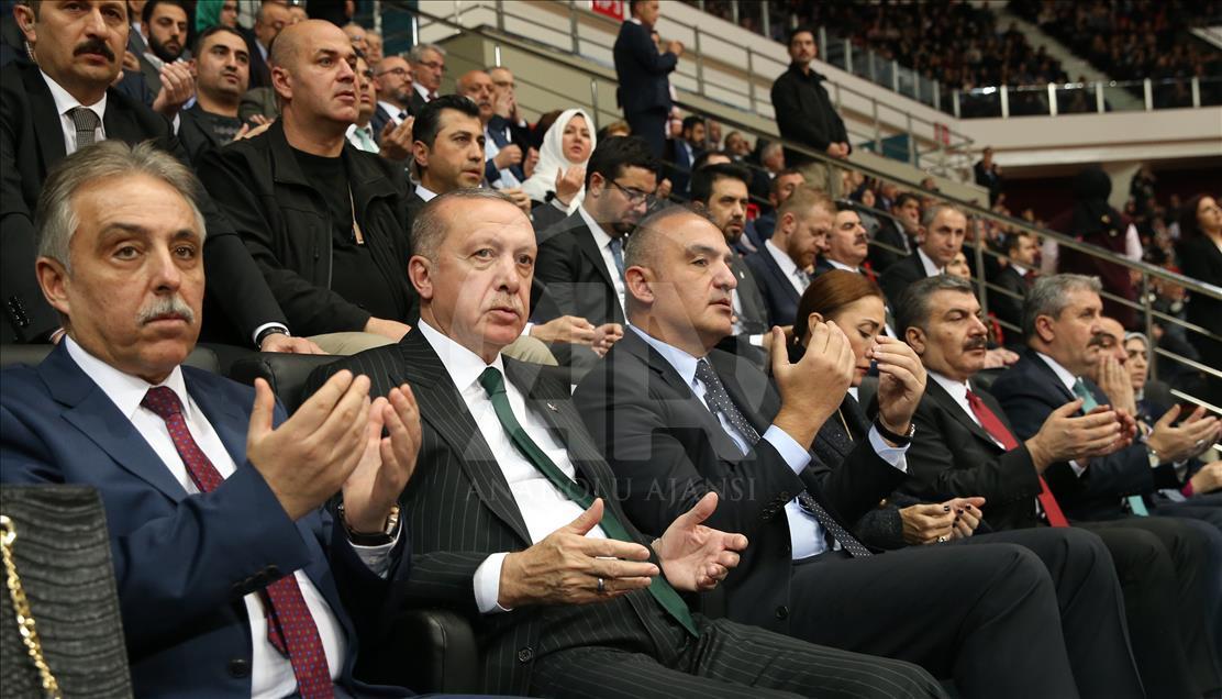 Turkish President Recep Tayyip Erdogan in Konya