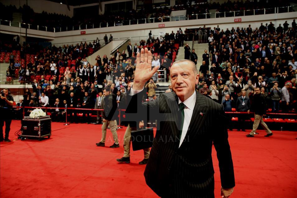 Turkish President Recep Tayyip Erdogan in Konya
