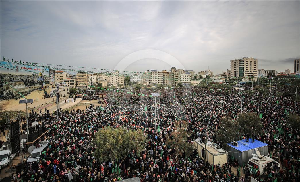 Hamas marks 31st anniversary of its establishment in Gaza