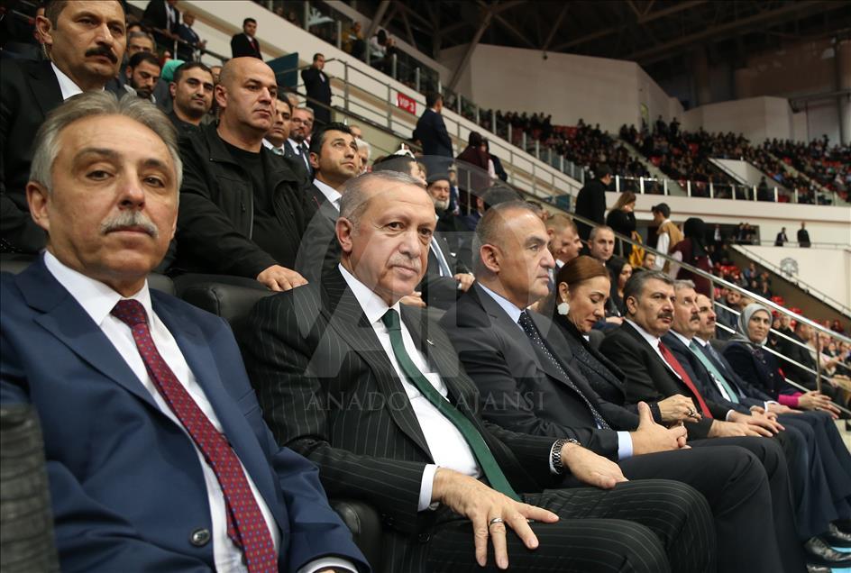 Turkish President Recep Tayyip Erdogan in Konya