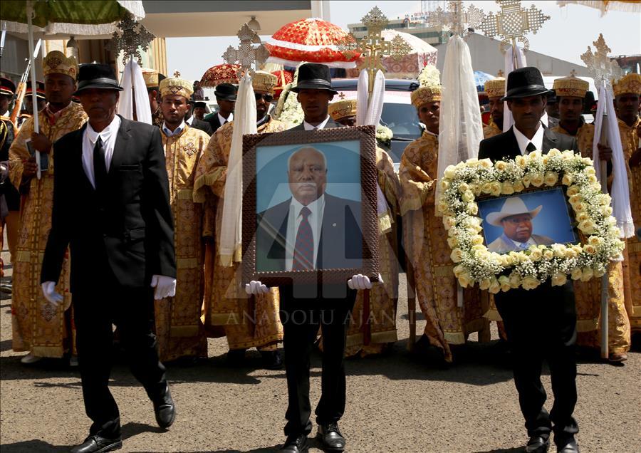 Official funeral ceremony of late President Girma Woldegioargis in Ethiopia