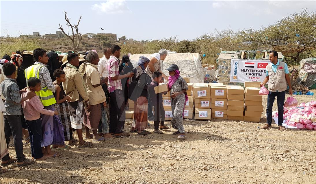 Distribusi bantuan kemanusiaan ke Yaman