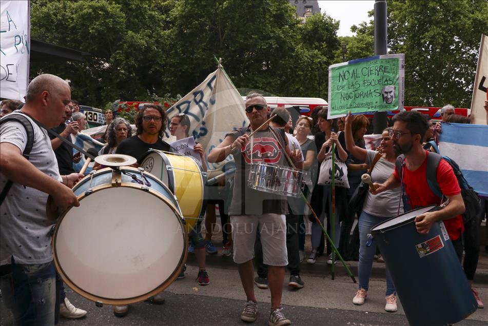 Teachers' protest in Argentina