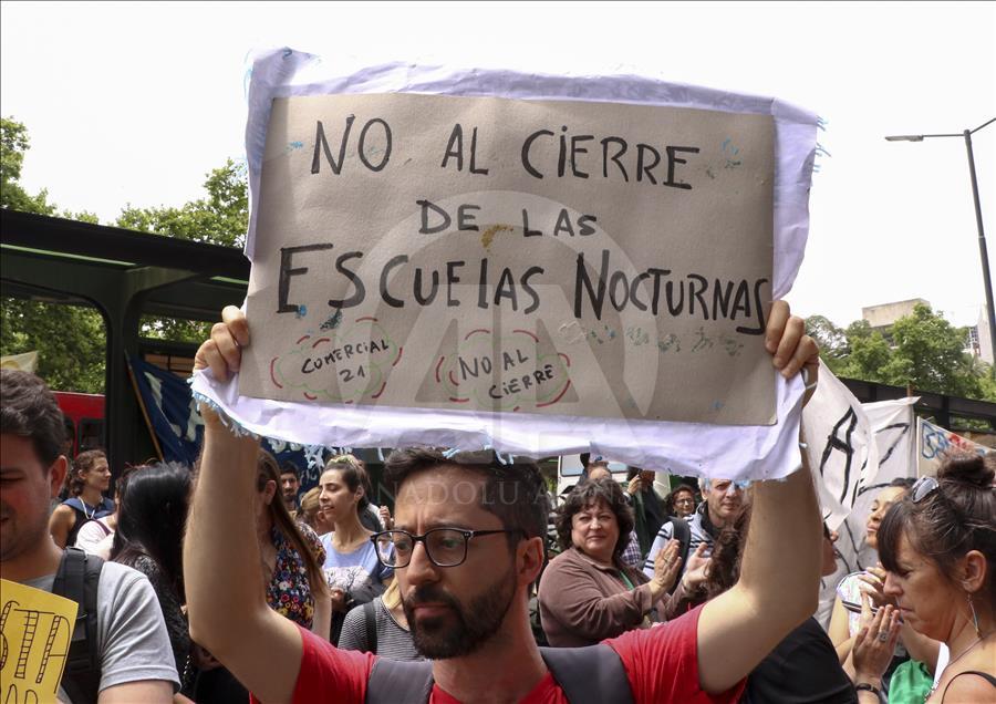 Teachers' protest in Argentina