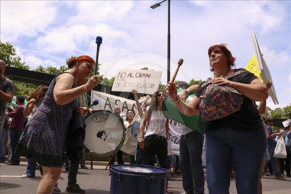 Teachers' protest in Argentina
