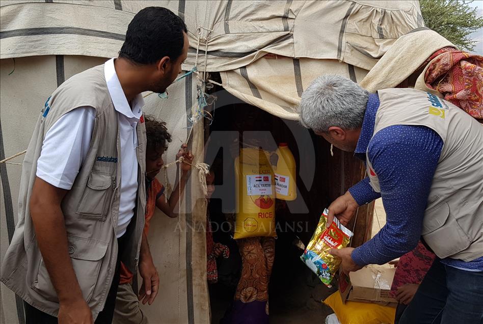 Distribusi bantuan kemanusiaan ke Yaman