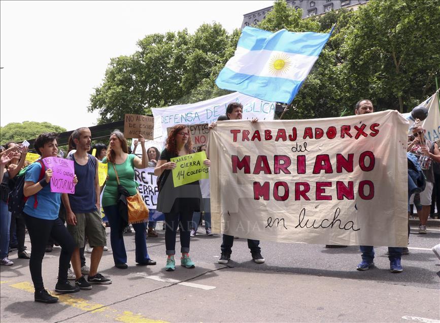 Teachers' protest in Argentina