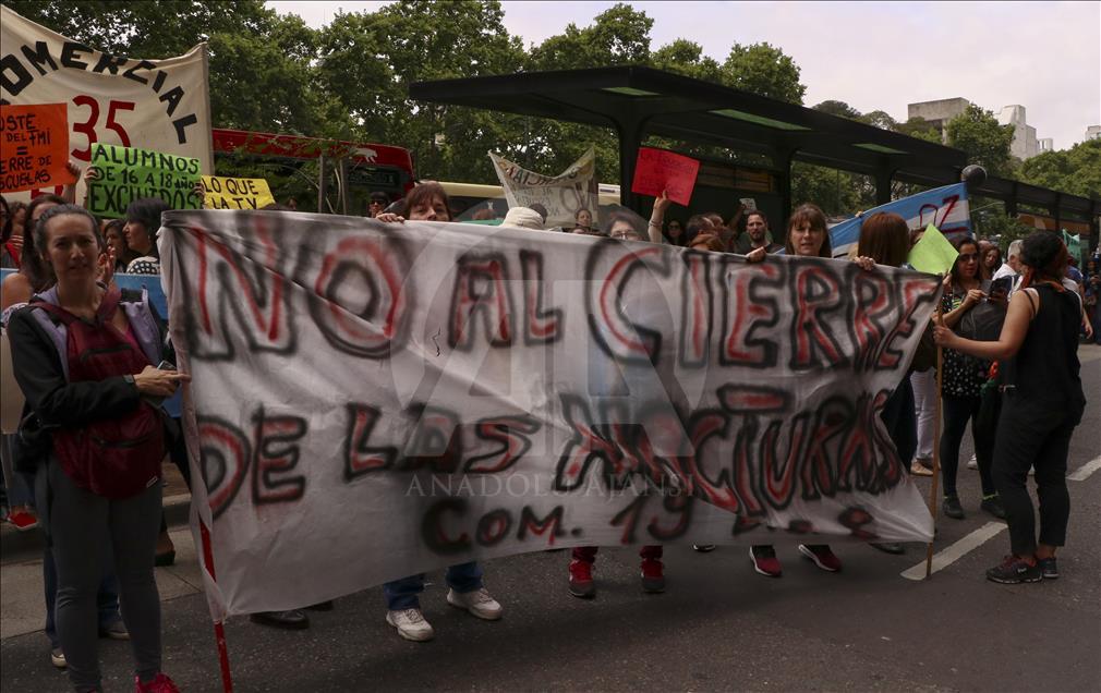 Teachers' protest in Argentina