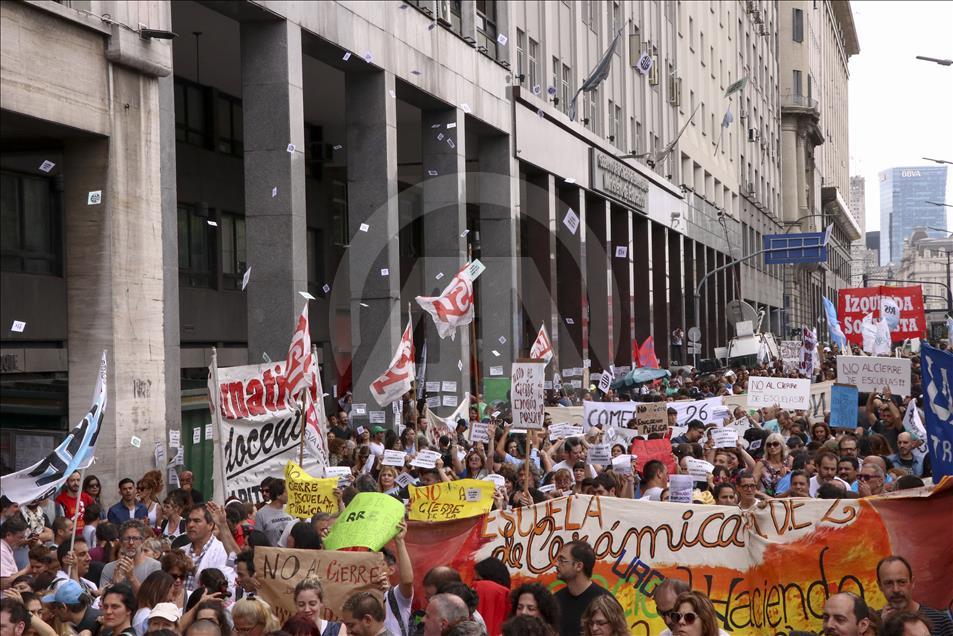 Teachers' protest in Argentina