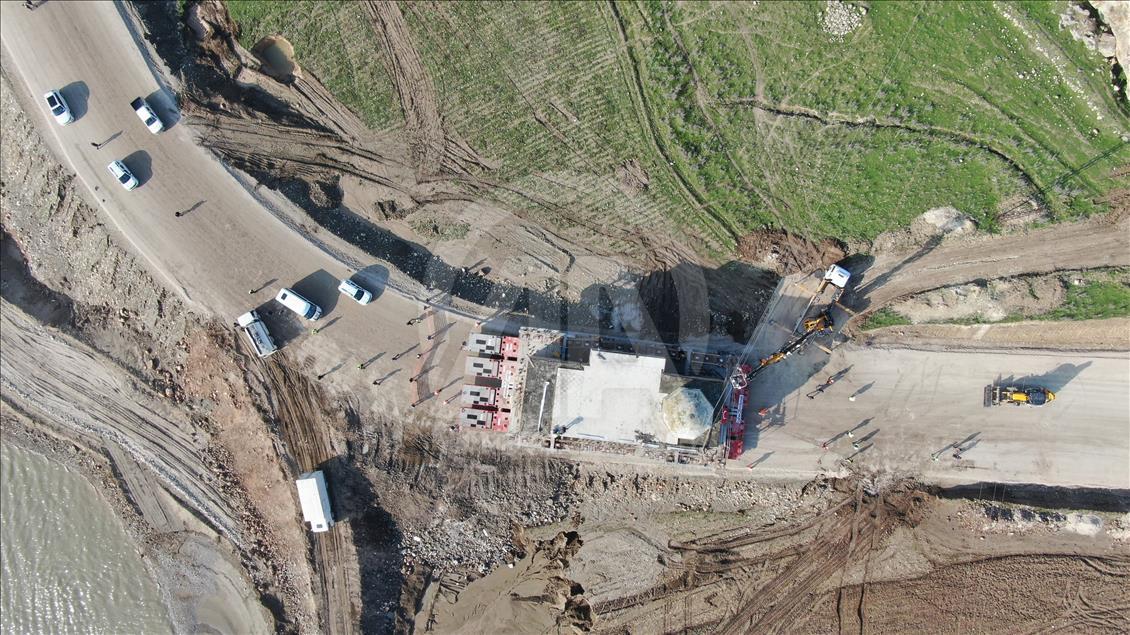 Eyyubi Camisi'nin en ağır bölümü Yeni Kültürel Park Alanı'na taşınıyor
