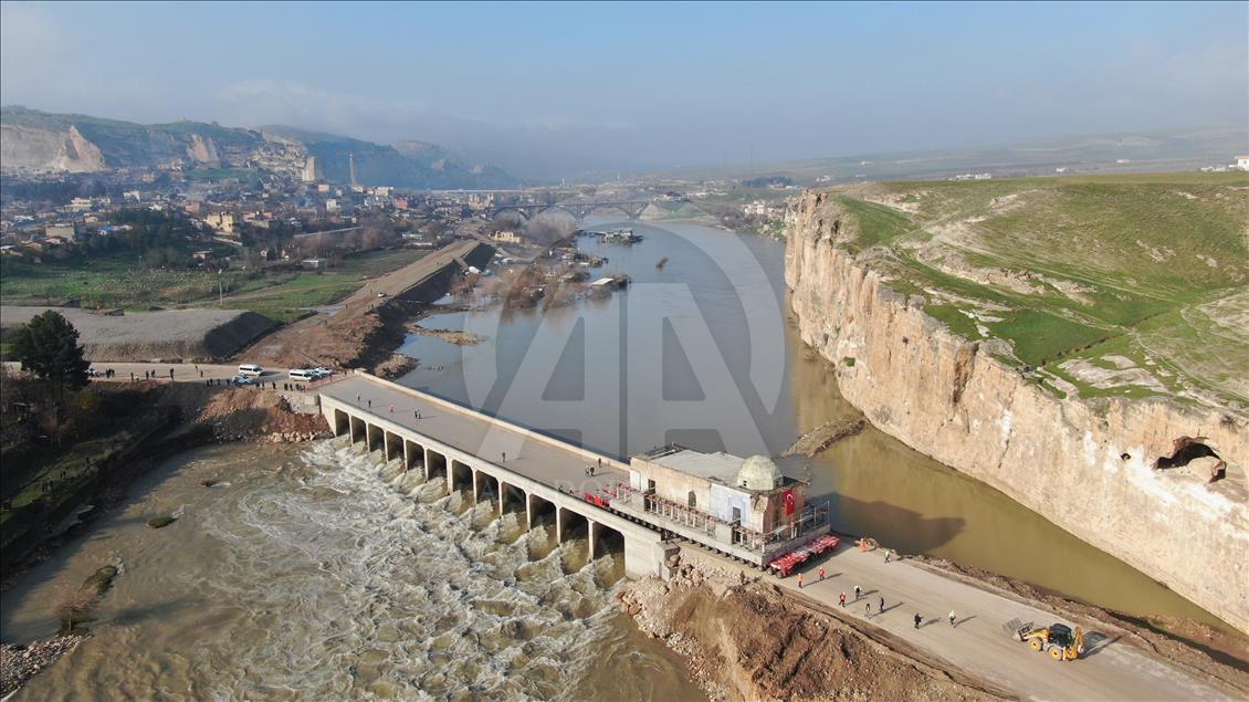 Eyyubi Camisi'nin en ağır bölümü Yeni Kültürel Park Alanı'na taşınıyor