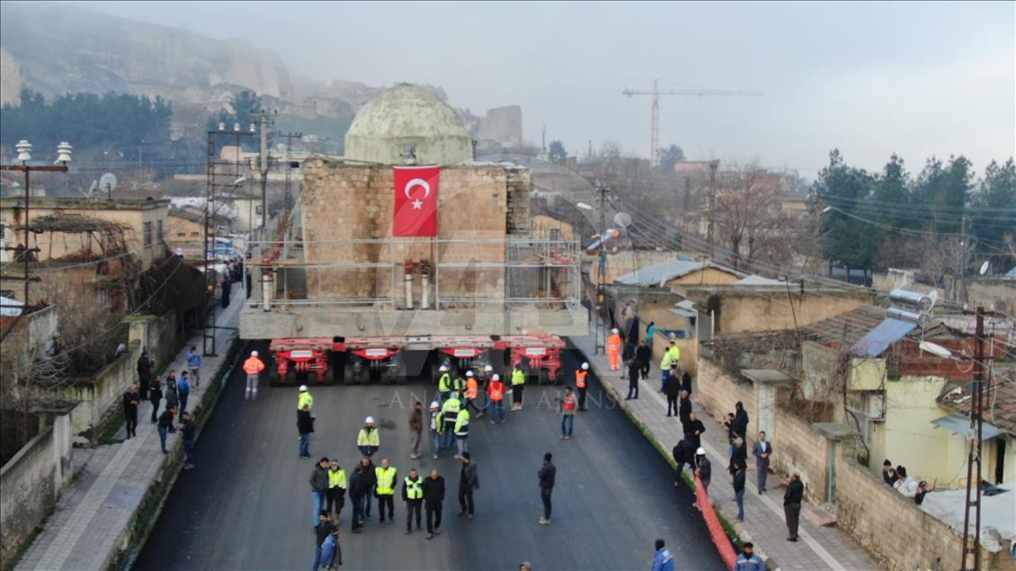 Eyyubi Camisi'nin en ağır bölümü Yeni Kültürel Park Alanı'na taşınıyor