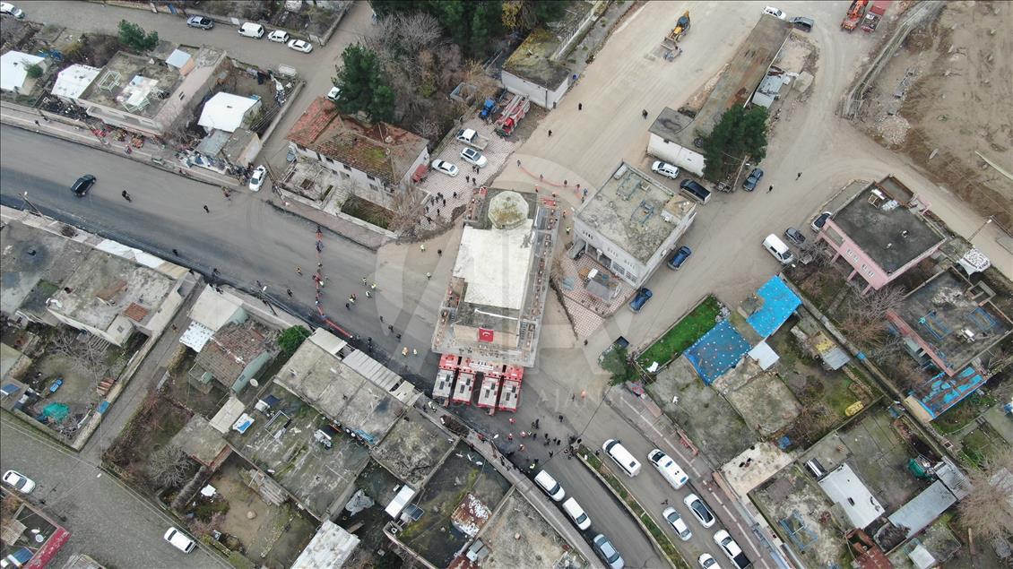 Eyyubi Camisi'nin en ağır bölümü Yeni Kültürel Park Alanı'na taşınıyor