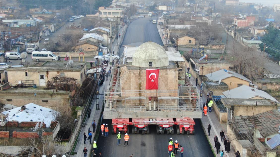 Eyyubi Camisi'nin en ağır bölümü Yeni Kültürel Park Alanı'na taşınıyor