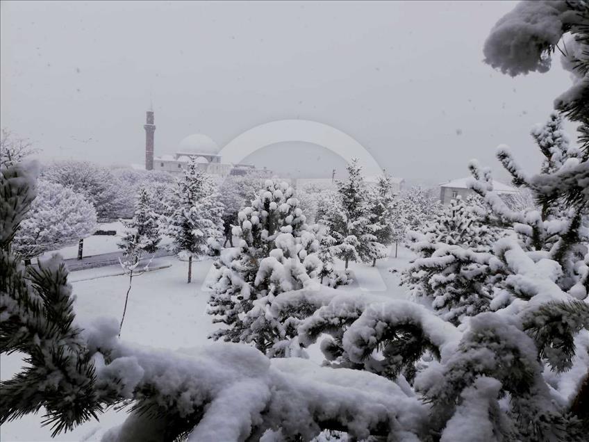 Adilcevaz'da eğitime kar engeli