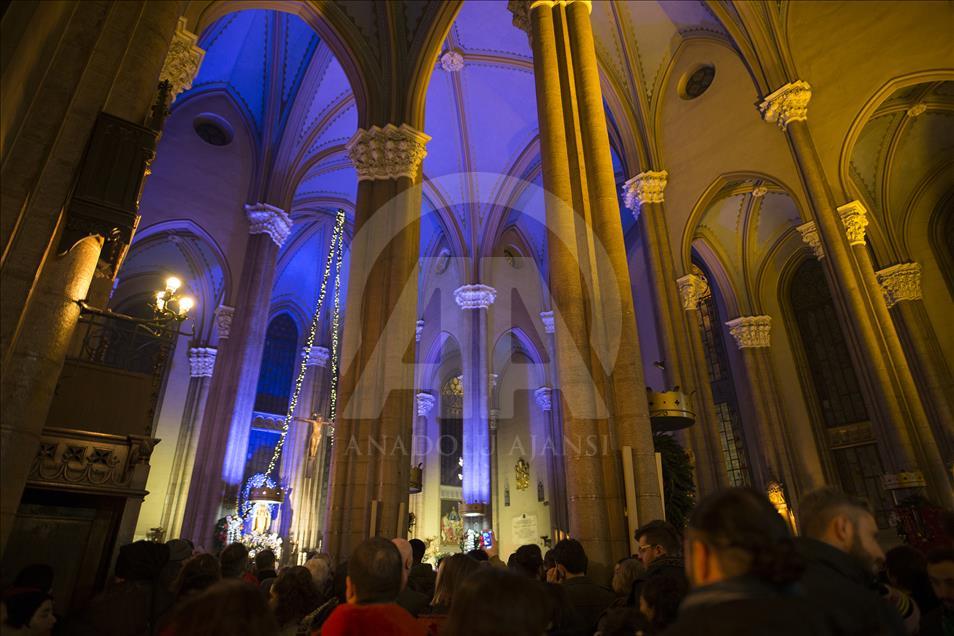 Turquie : Les catholiques d'Istanbul réunis pour la messe de Noël 
