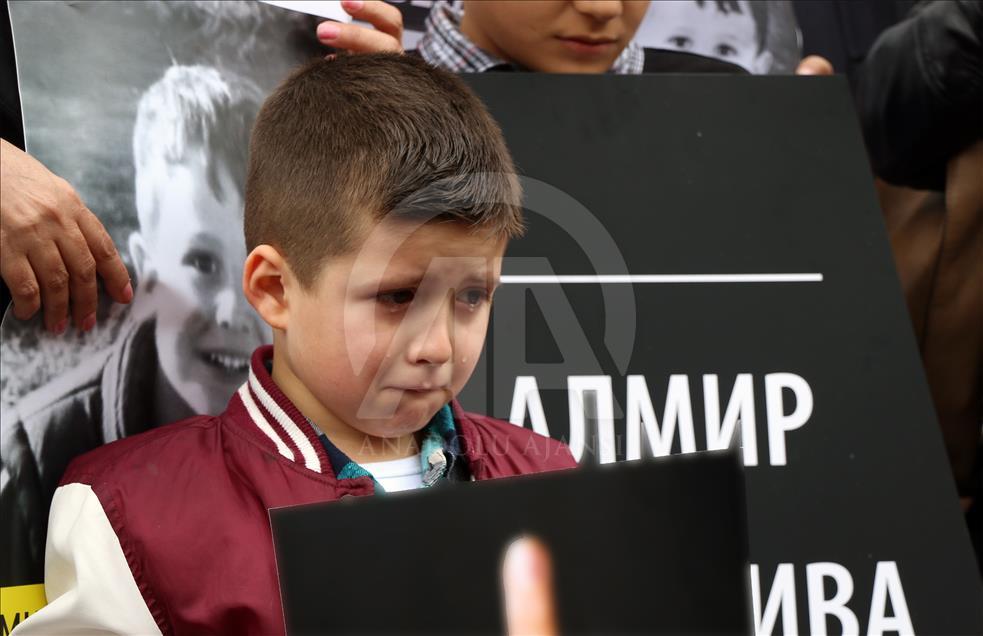 Протести во Скопје, се бара правда за случајот со малиот Алмир