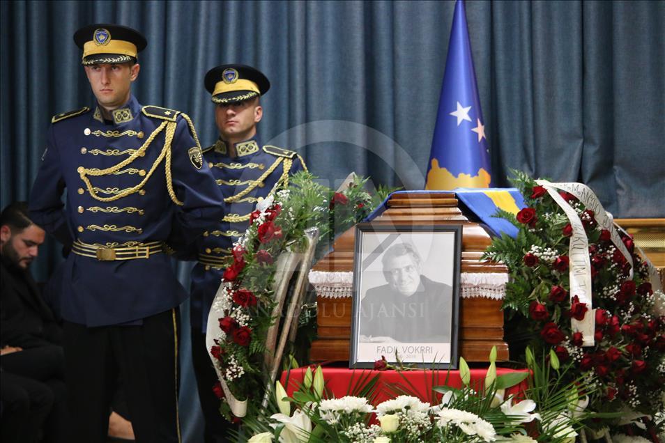 Приштина, оддадена почит кон Фадил Вокри