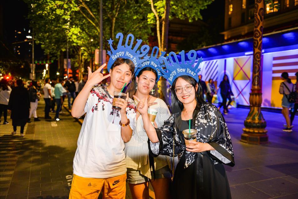 Celebración de Año Nuevo en Australia