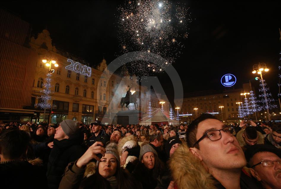 Doček Nove godine u regiji - Zagreb