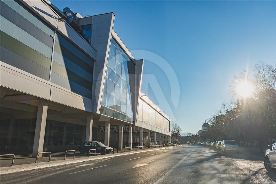 Prazne ulice Podgorice prvog dana 2019. godine
