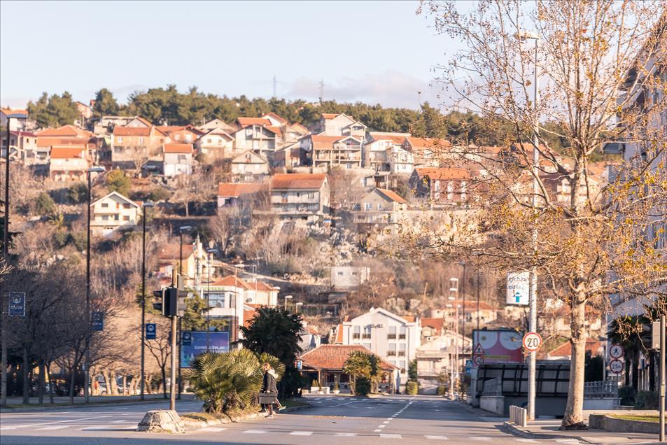 Prazne ulice Podgorice prvog dana 2019. godine