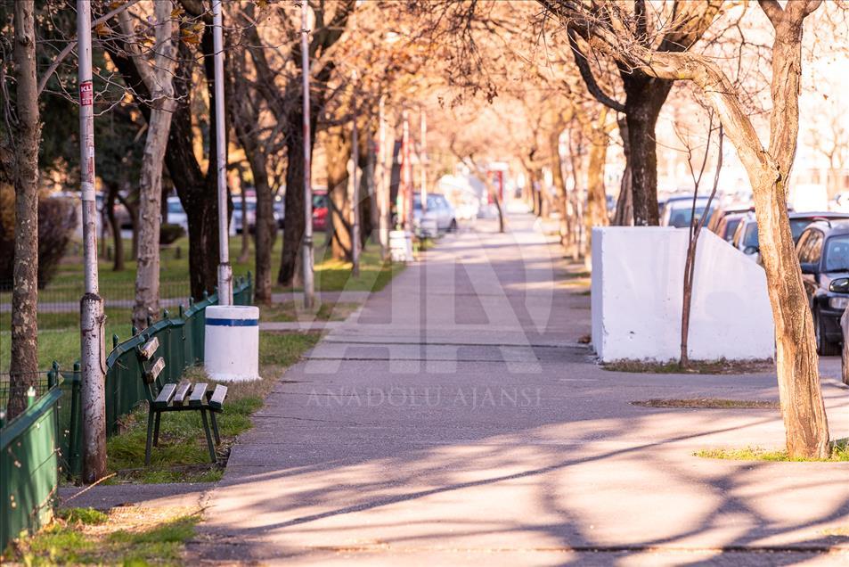 Prazne ulice Podgorice prvog dana 2019. godine