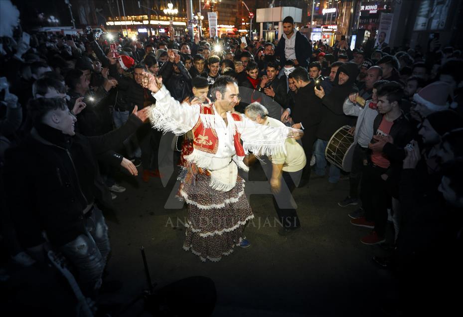 Celebración de Año Nuevo en Turquía