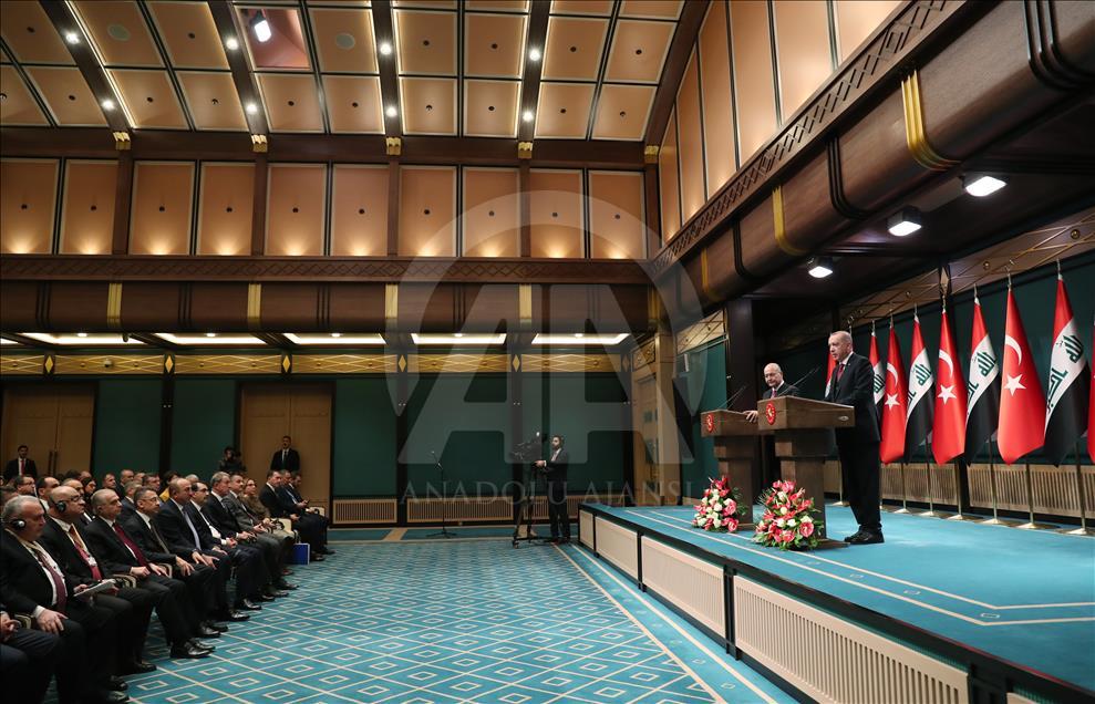 Erdoğan-Salih ortak basın toplantısı
