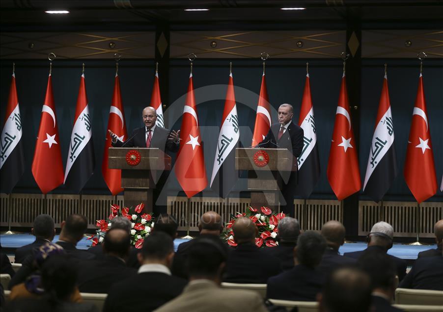 Erdoğan-Salih ortak basın toplantısı