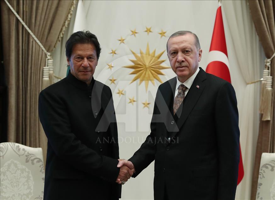 Türkiye Cumhurbaşkanı Erdoğan - Pakistan Başbakanı Han 
