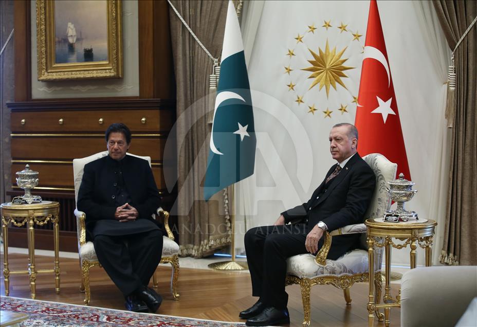 Türkiye Cumhurbaşkanı Erdoğan - Pakistan Başbakanı Han 