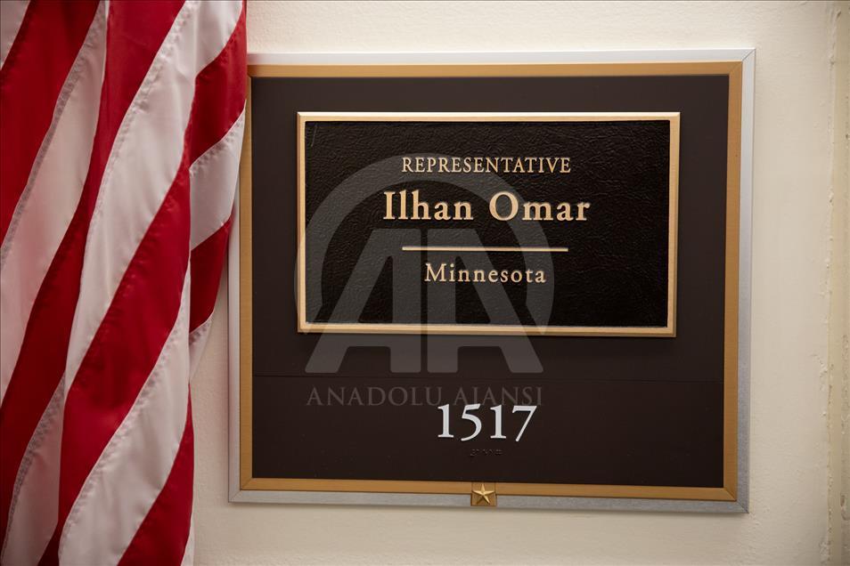 ادای سوگند نخستین زن محجبه در مجلس نمایندگان آمریکا
