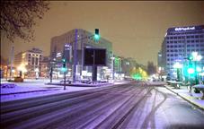 Başkentte gece boyunca kar yağışı etkili oldu