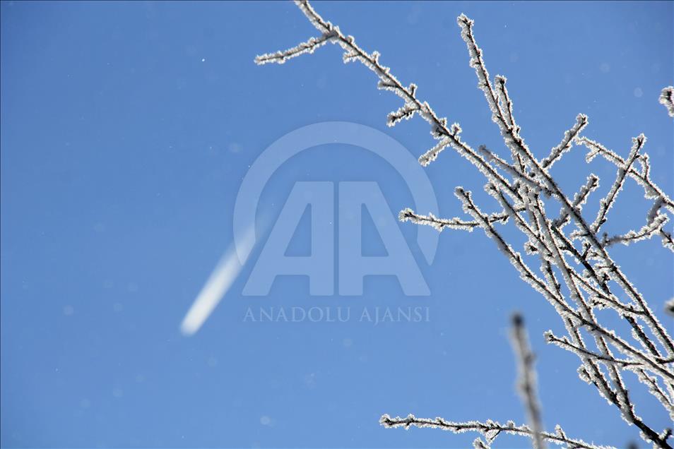 Sivas'ta hava sıcaklığı eksi 30 dereceye kadar düştü