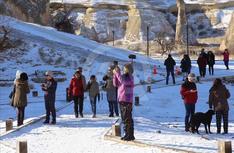 Turquie : Affluence record de touristes en Cappadoce
