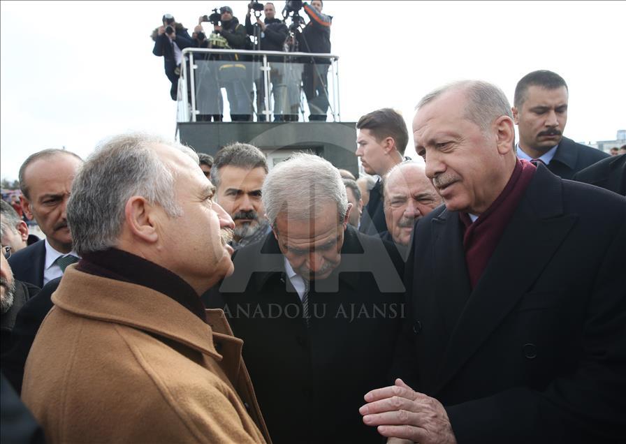 AK Parti eski Erzurum Milletvekili Muhyettin Aksak'ın cenaze namazı
