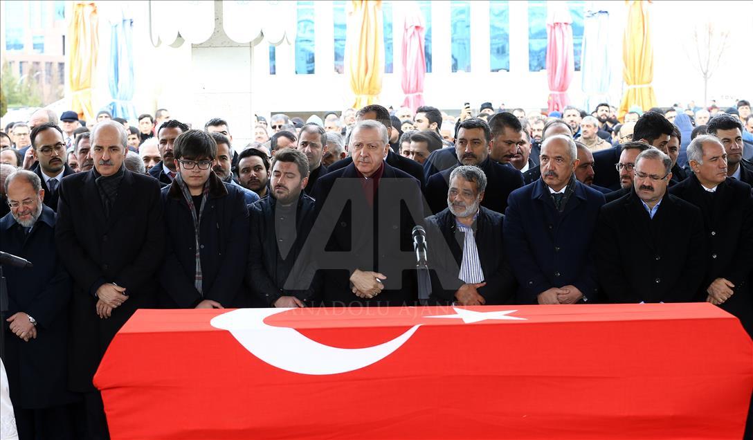Erdoğan, eski milletvekili Aksak'ın cenazesine katıldı