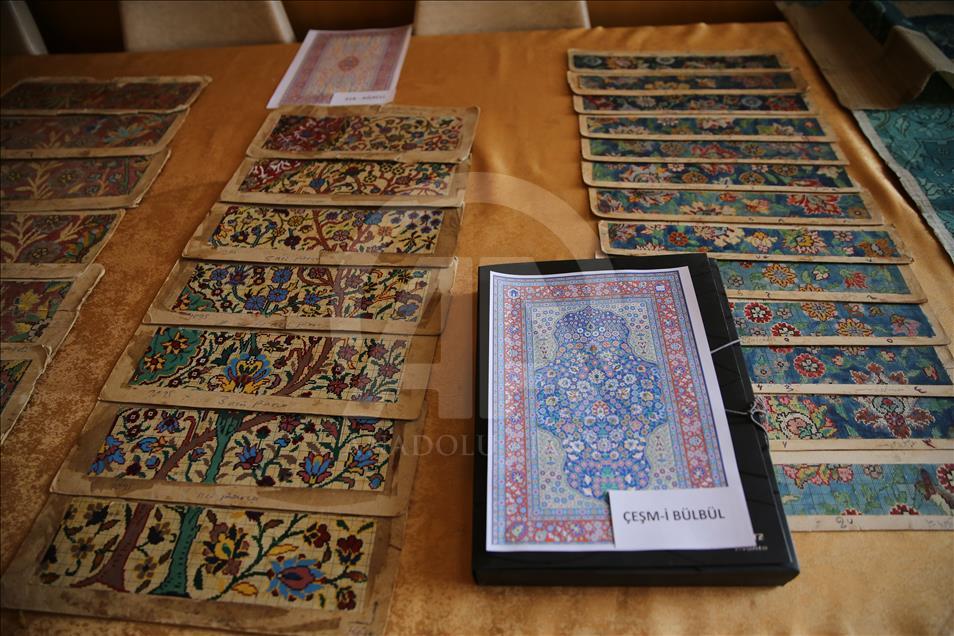 Asırlık halı desenleri hafızalardan silinmeyecek