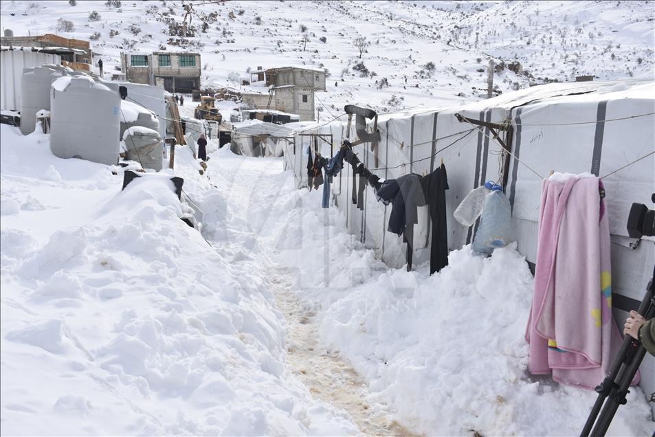 Arsal'da 60 bin Suriyeli mülteci hayatta kalma mücadelesi veriyor