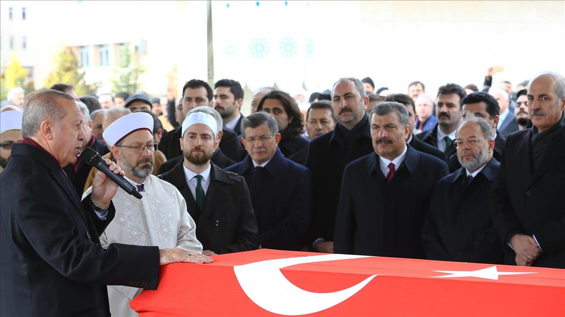 Erdoğan, eski milletvekili Aksak'ın cenazesine katıldı